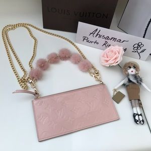 Felice pochette pouch insert ballerina pink vernis